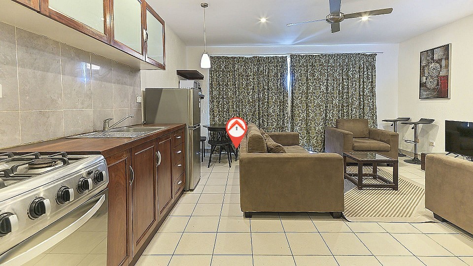 Lagoon-front Apartment